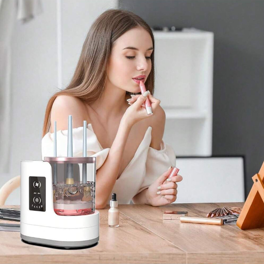 Rechargeable Electric Makeup Brush Cleaner — Fast Deep-Cleaning Device