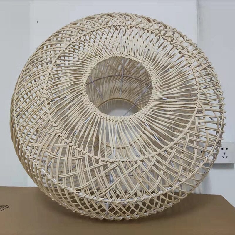 Zarela Rattan Pendant Lamp With LED Glow Adjustable Ceiling Light