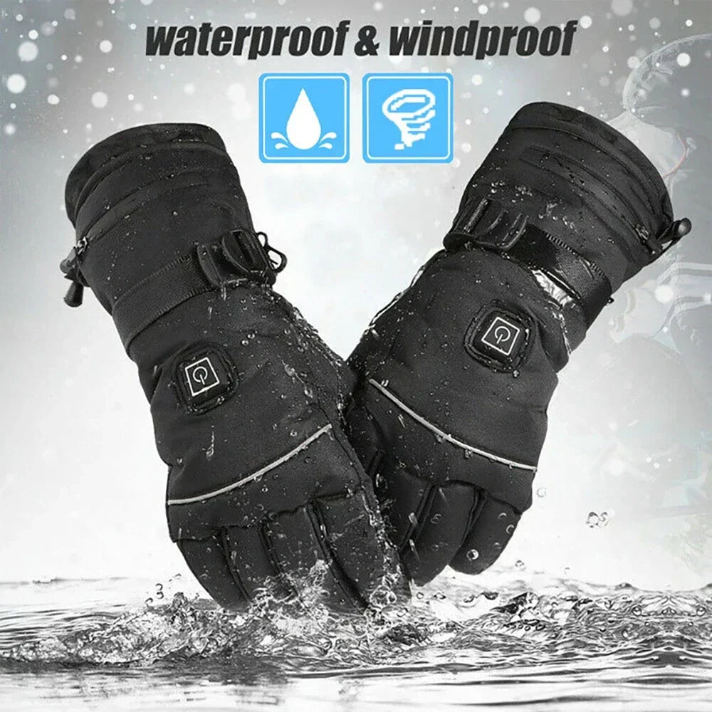 Verwarmde motorhandschoenen — waterdichte, oplaadbare thermische handschoenen met touchscreenbediening