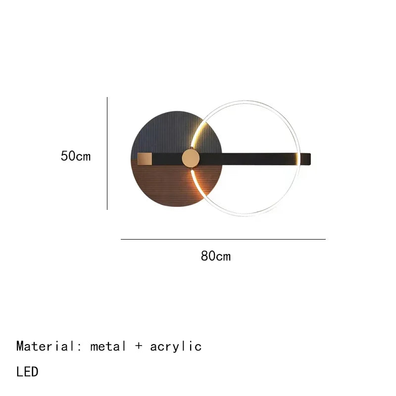 LumaRing Nordic Wall Light With Dimmable LED And Adjustable Tilt