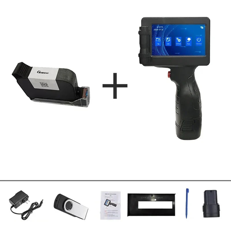 Tragbarer Handheld-Tintenstrahldrucker – Druck auf mehreren Oberflächen