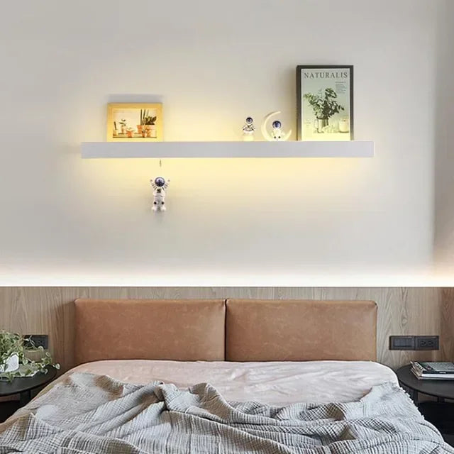 AstraNook Night Shelf LED Wall Light For Bedroom Wall Mount