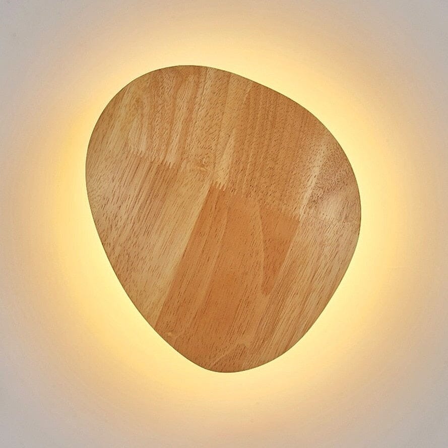 Elora Wooden Wall Light With LED For Hallways And Living Rooms