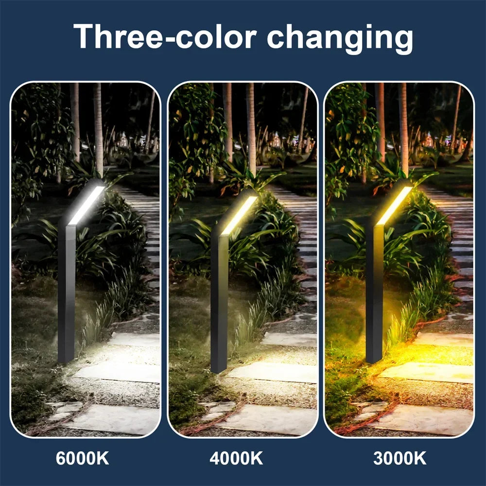 1/4 Pack Outdoor-Solarwegleuchten mit LED, wasserdichte Gartenlampen