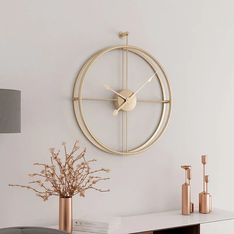 Quellin Uhr minimalistisches Wandzeitmessgerät für moderne Innenräume