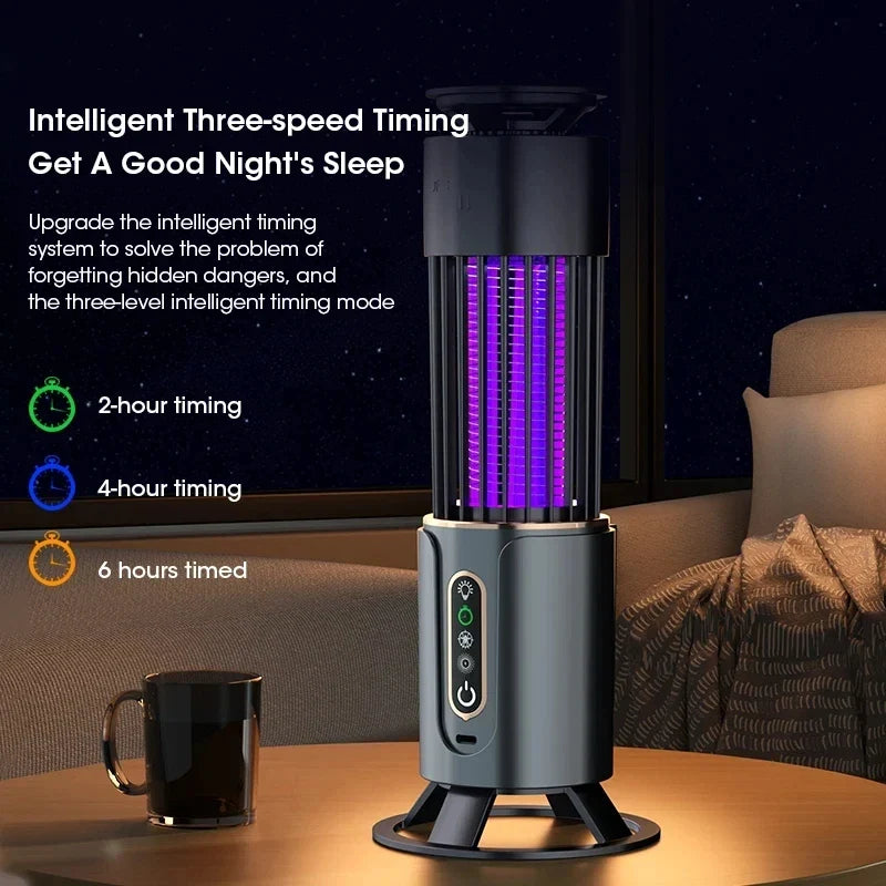 USB Dual-Action Camping Lantern and Silent UV Mosquito Trap