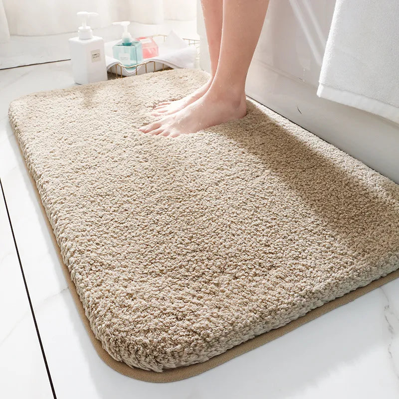 Ultra Thick Plush Bath Rug — Dense Pile, Warm, Highly Absorbent