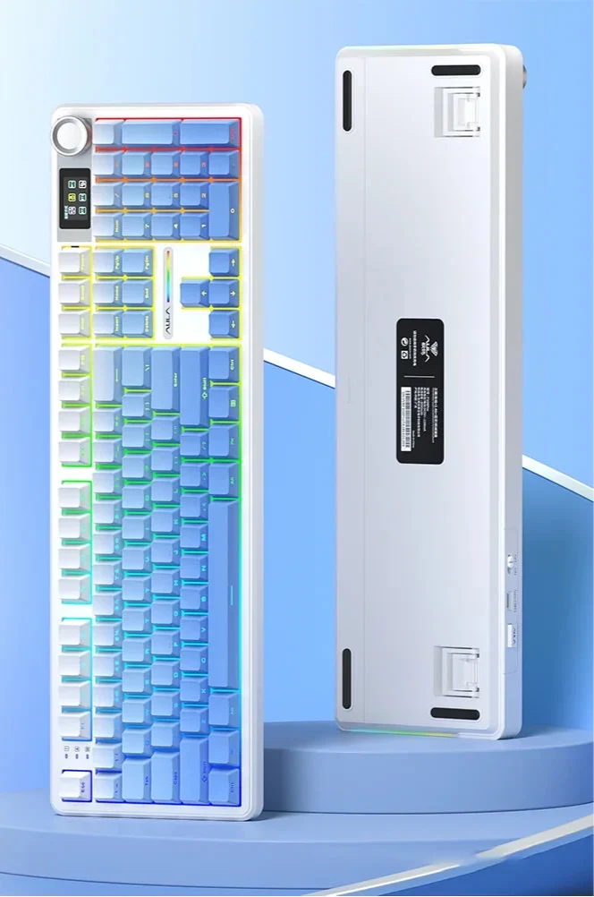 Tastiera meccanica wireless Lynx — Display intelligente, retroilluminazione RGB hot-swap