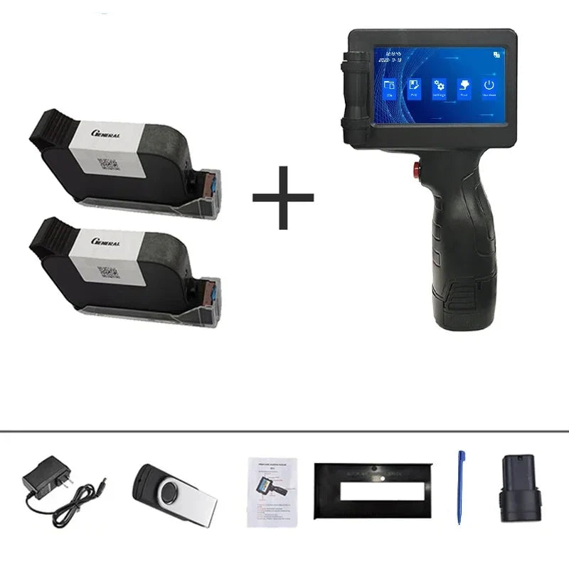 Tragbarer Handheld-Tintenstrahldrucker – Druck auf mehreren Oberflächen