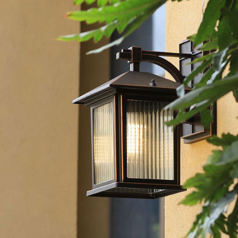 Candeeiro de parede vintage para exterior Deborah — impermeável, classificação IP65