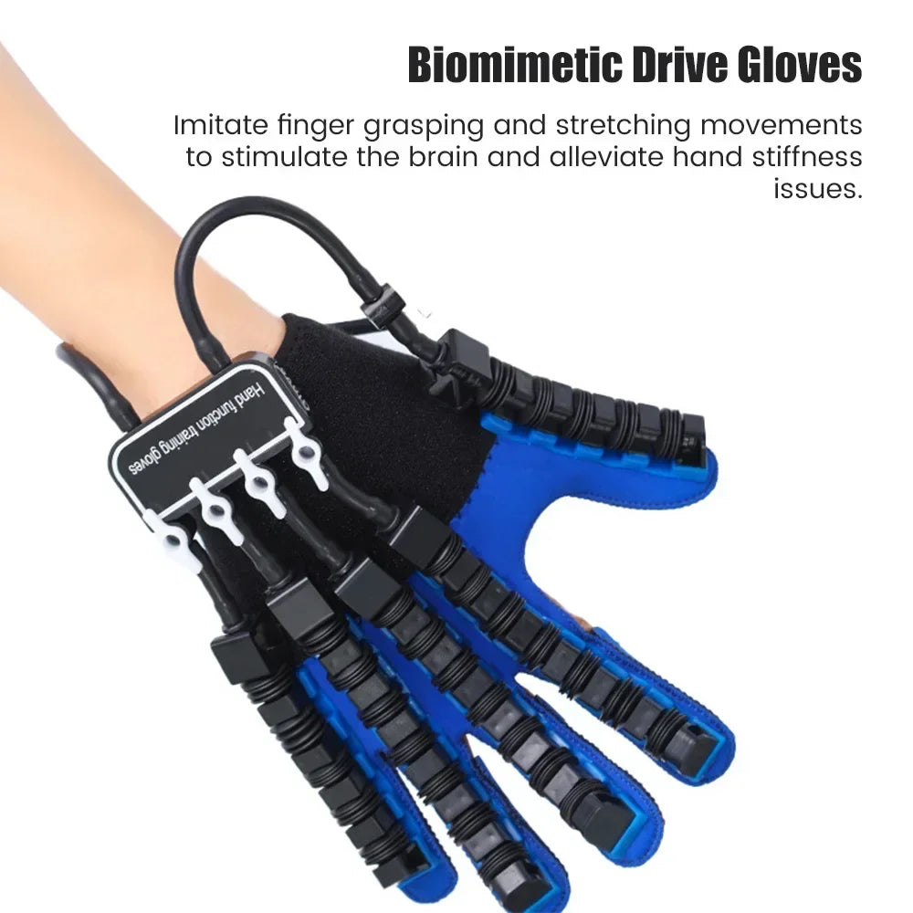 Mirror Feedback Rehabilitation Glove — Independent Finger Movement, Pneumatic Actuation System