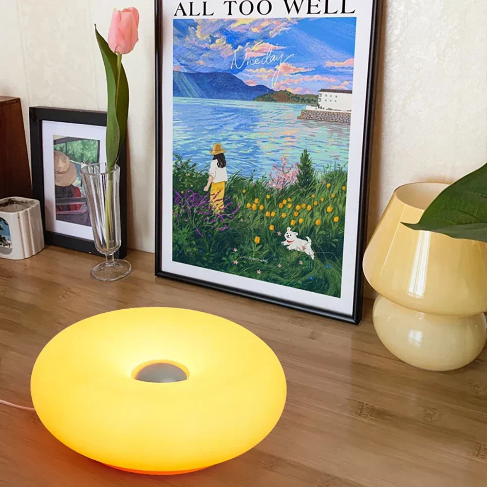USB-Touch-Tischlampe - Dimmbare RGB-Beleuchtung mit 16 Farben