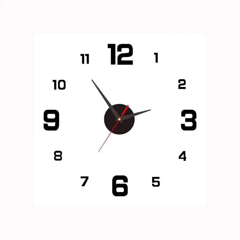 Horloge murale classique silencieuse Avelon — Mouvement sans tic-tac, une seule pile AA
