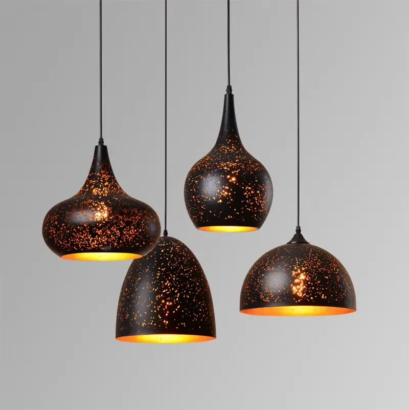 Avelon Studio Iron Pendant Vintage Light For Nordic Loft