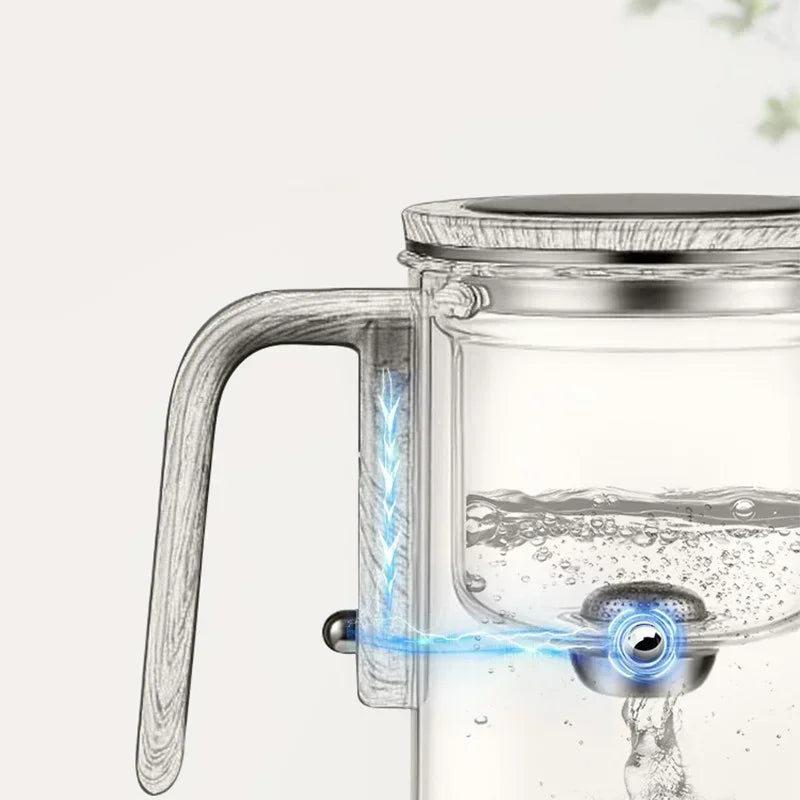 TeaMagnet tekjele i glass — separat tesil for enkel tebrygging