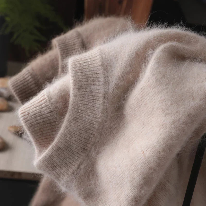 Ferry Japanese-Knit 100% Pure Cashmere Sweater, S-XXXL
