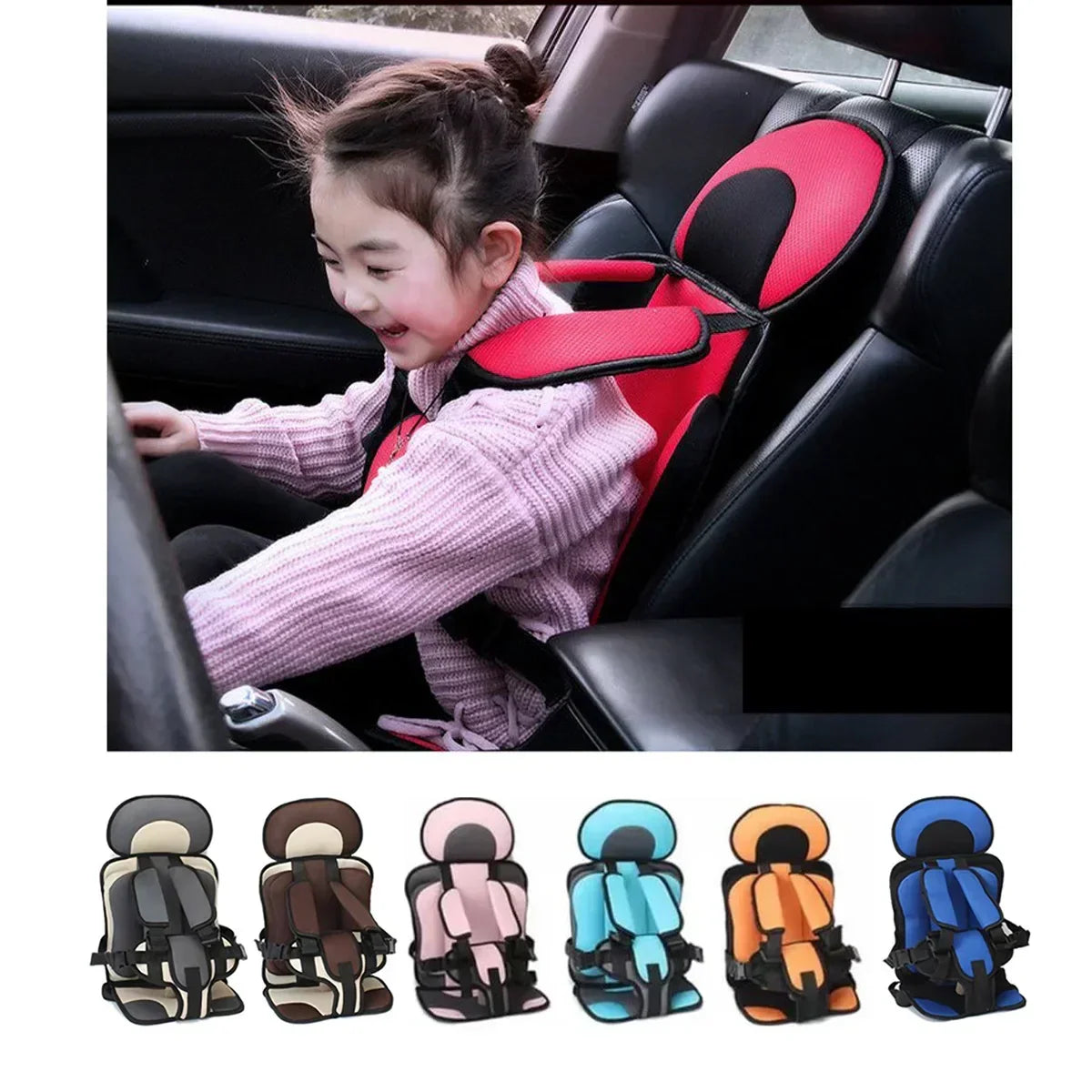 Jimmy tragbarer Kindersitz fürs Auto – Leichtes, faltbares Design