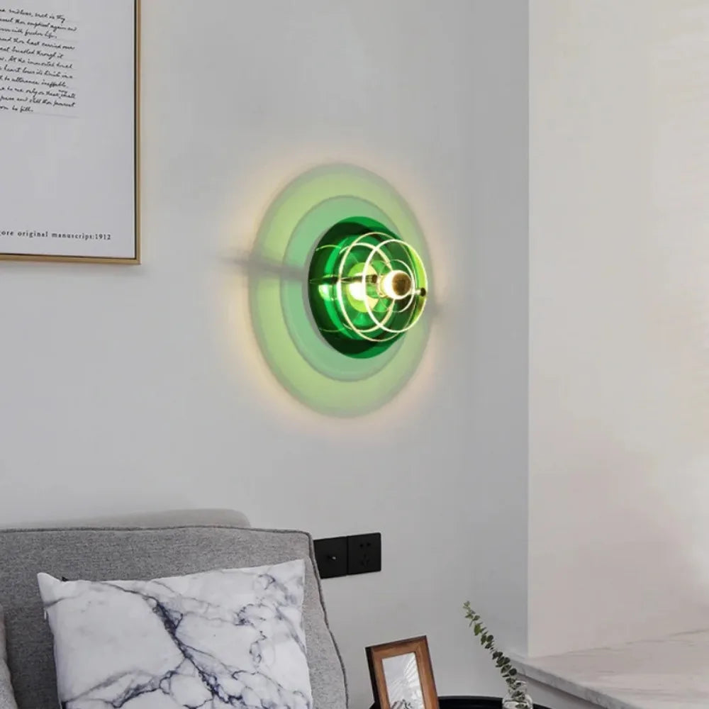 Asterra Multicolor Wall Sconce In Vintage Bauhaus LED Lighting