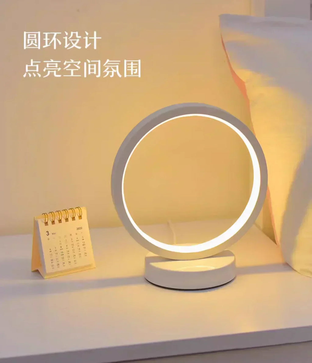 Contemporary LED Ring Desk Lamp For Energy Efficient Lighting