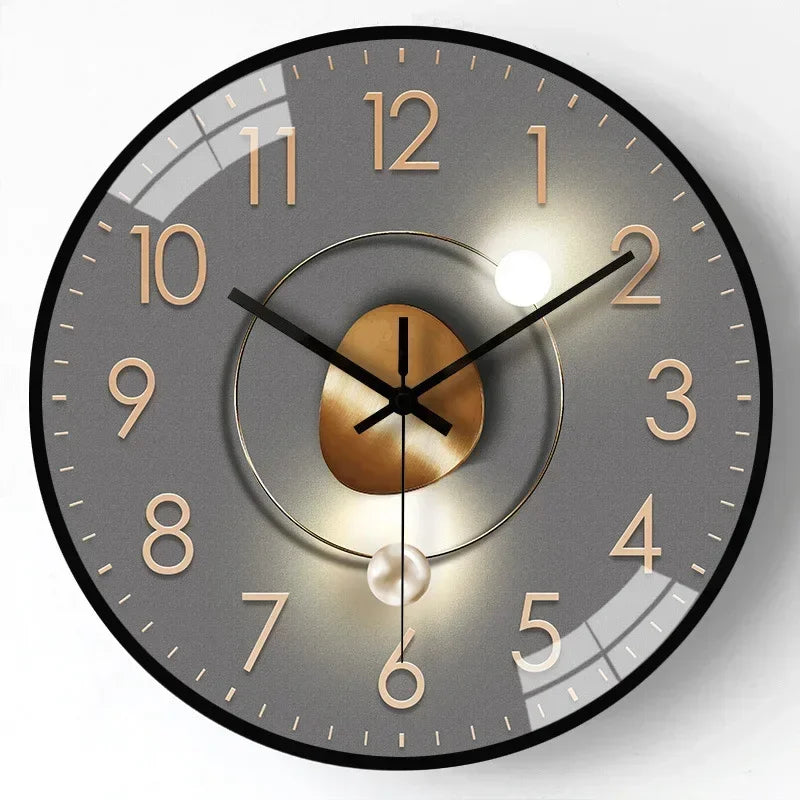Horloge murale classique silencieuse Avelon — Mouvement sans tic-tac, une seule pile AA
