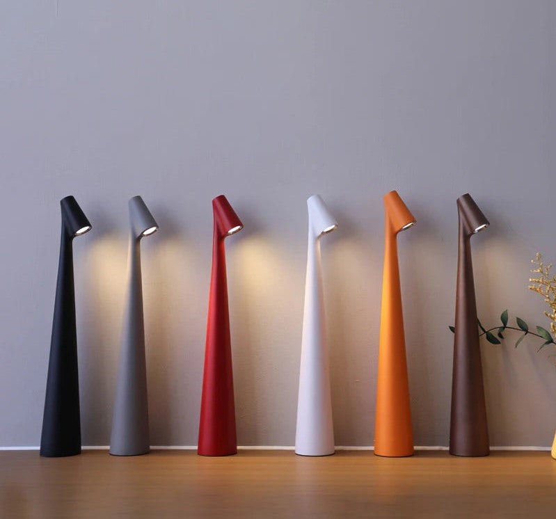 LumaNord Cordless LED Table Lamp — Touch-Controlled Brightness, Soft Ambient Light