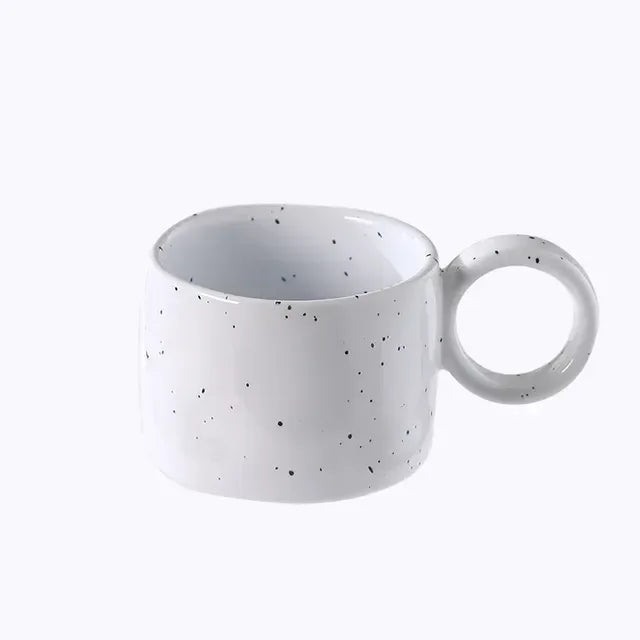 Cremaly 300ml Customizable Ceramic Coffee Mug — Ergonomic Grip
