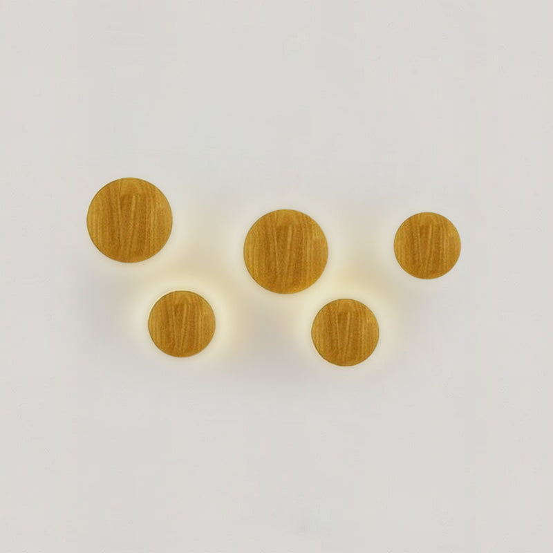 Elora Wooden Wall Light With LED For Hallways And Living Rooms