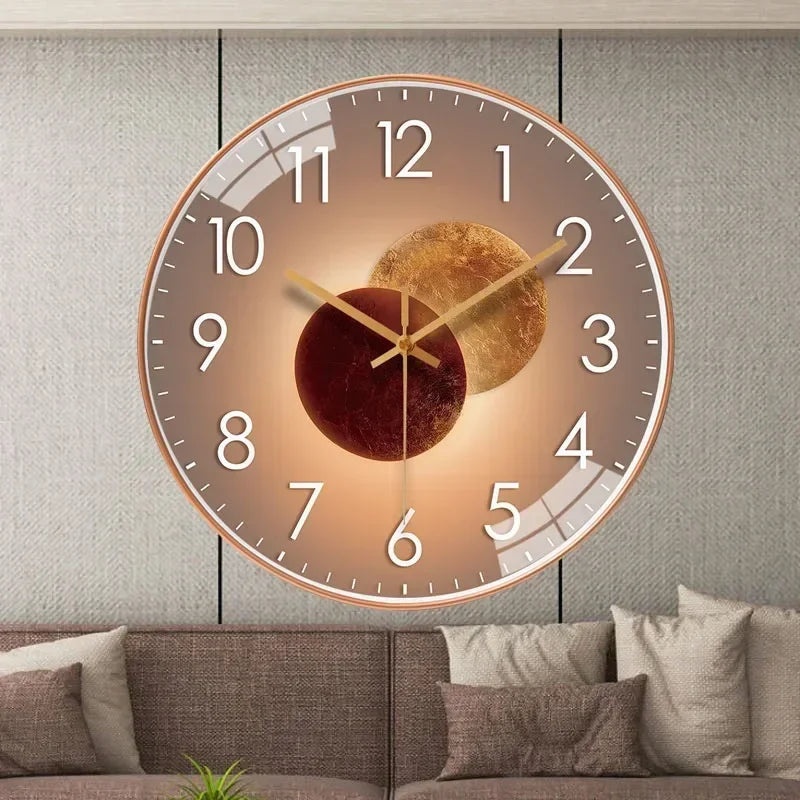 Horloge murale classique silencieuse Avelon — Mouvement sans tic-tac, une seule pile AA