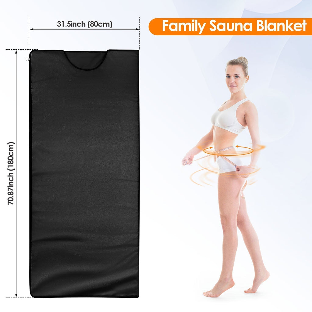 Couverture de sauna infrarouge — Thérapie portable chauffante de détoxification et de relaxation