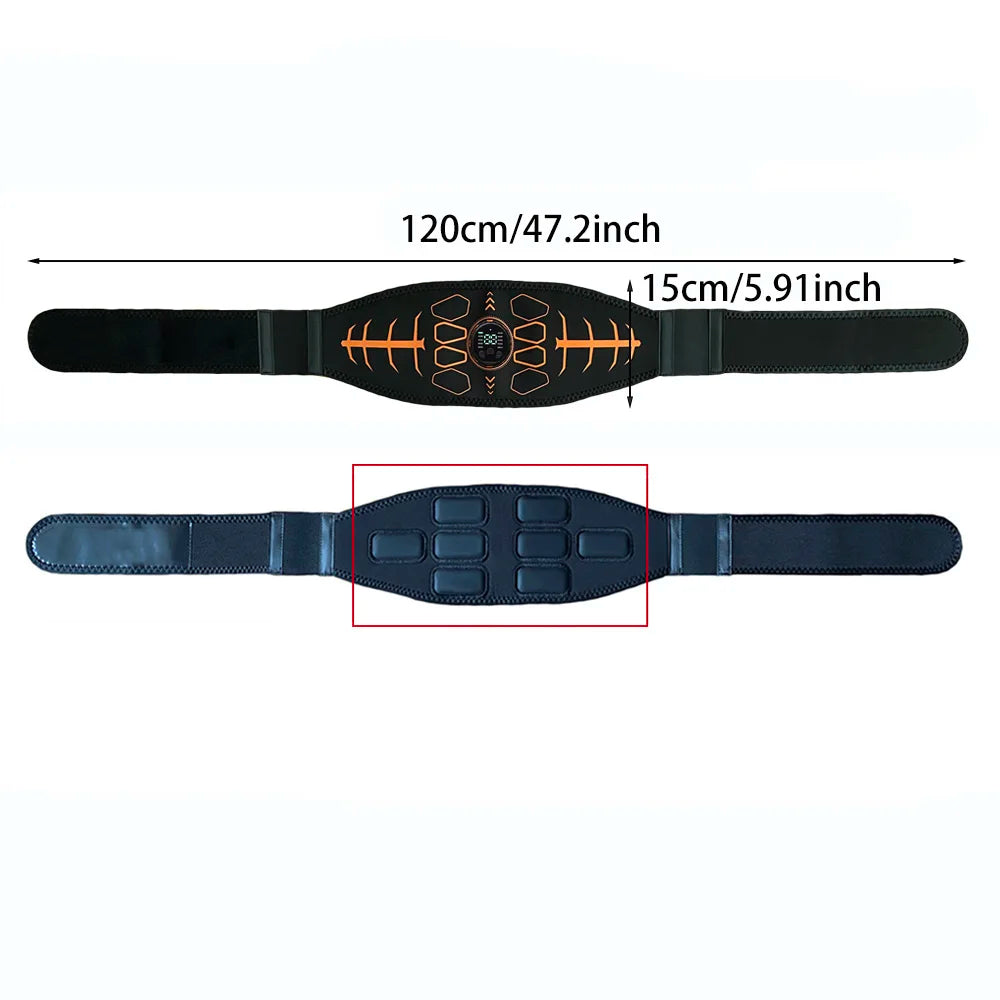 Abdominal Toning Belt — 10 Exercise Modes, 30 Intensity Levels