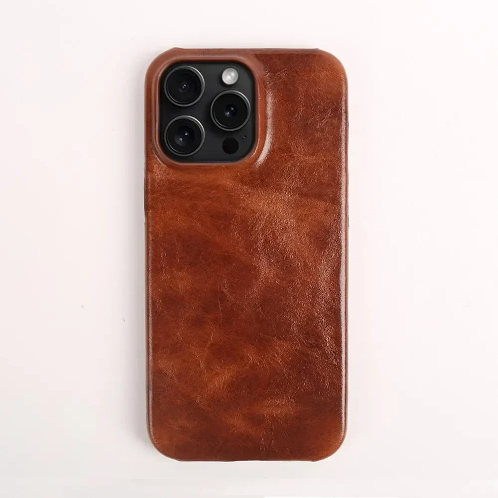 THE EXECUTIVE iPhone-Hülle aus echtem Leder — von Hand veredelt