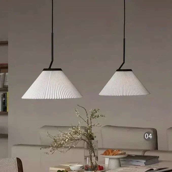 Aerolyn Nordic minimalistische Pendelleuchte mit gefaltetem Schirm