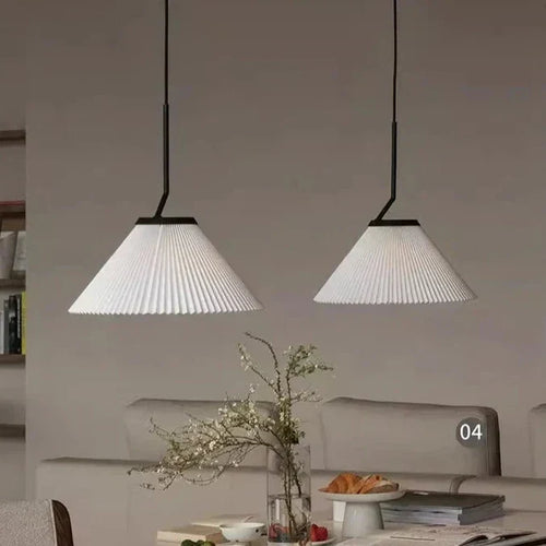 Aerolyn Nordic minimalistische Pendelleuchte mit gefaltetem Schirm
