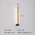 Modern minimalistisk LED-vägglampa, guld eller svart, AC85-265V