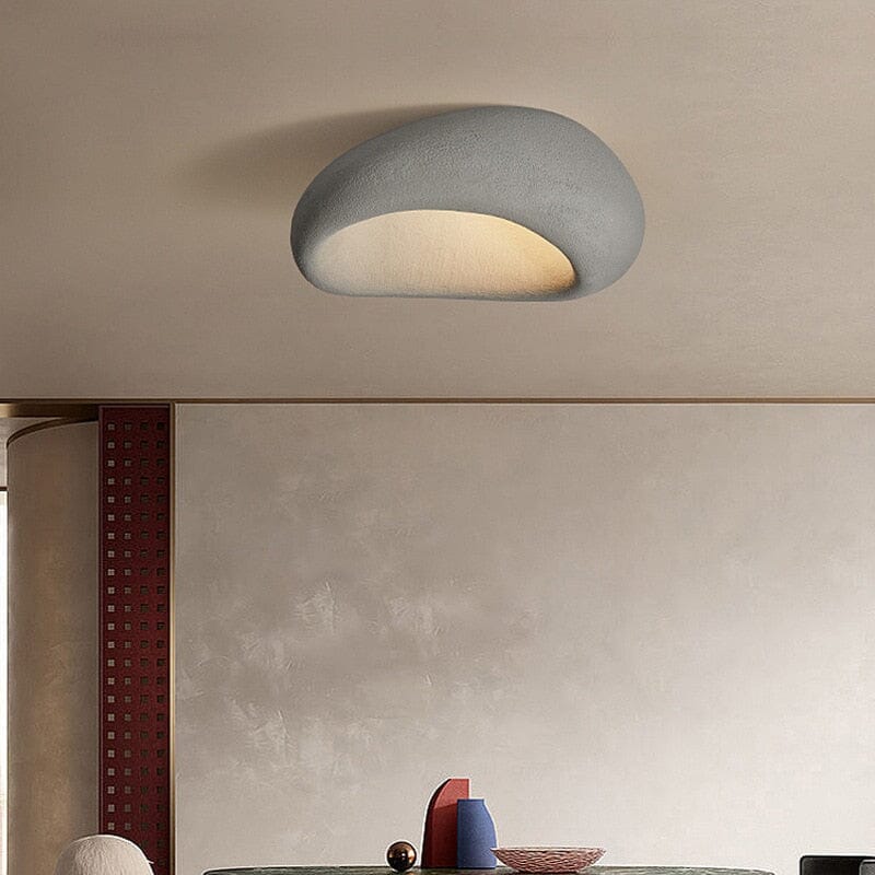 Wabi-Sabi-inspirerad japansk taklampa — stillsam elegans