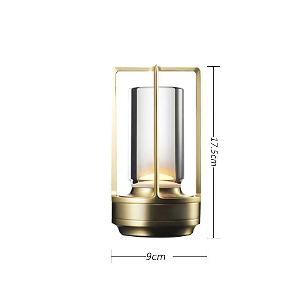 Rechargeable LED Crystal Table Lamp — Touch Control Night Light