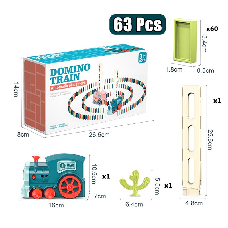 Domino Express treinavonturenset — automatische dominotrein