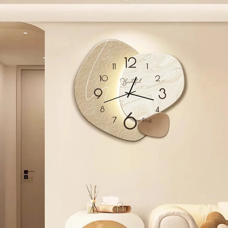 LuxuryClock Wanduhr — Stilvolle moderne Wohnraumdekoration