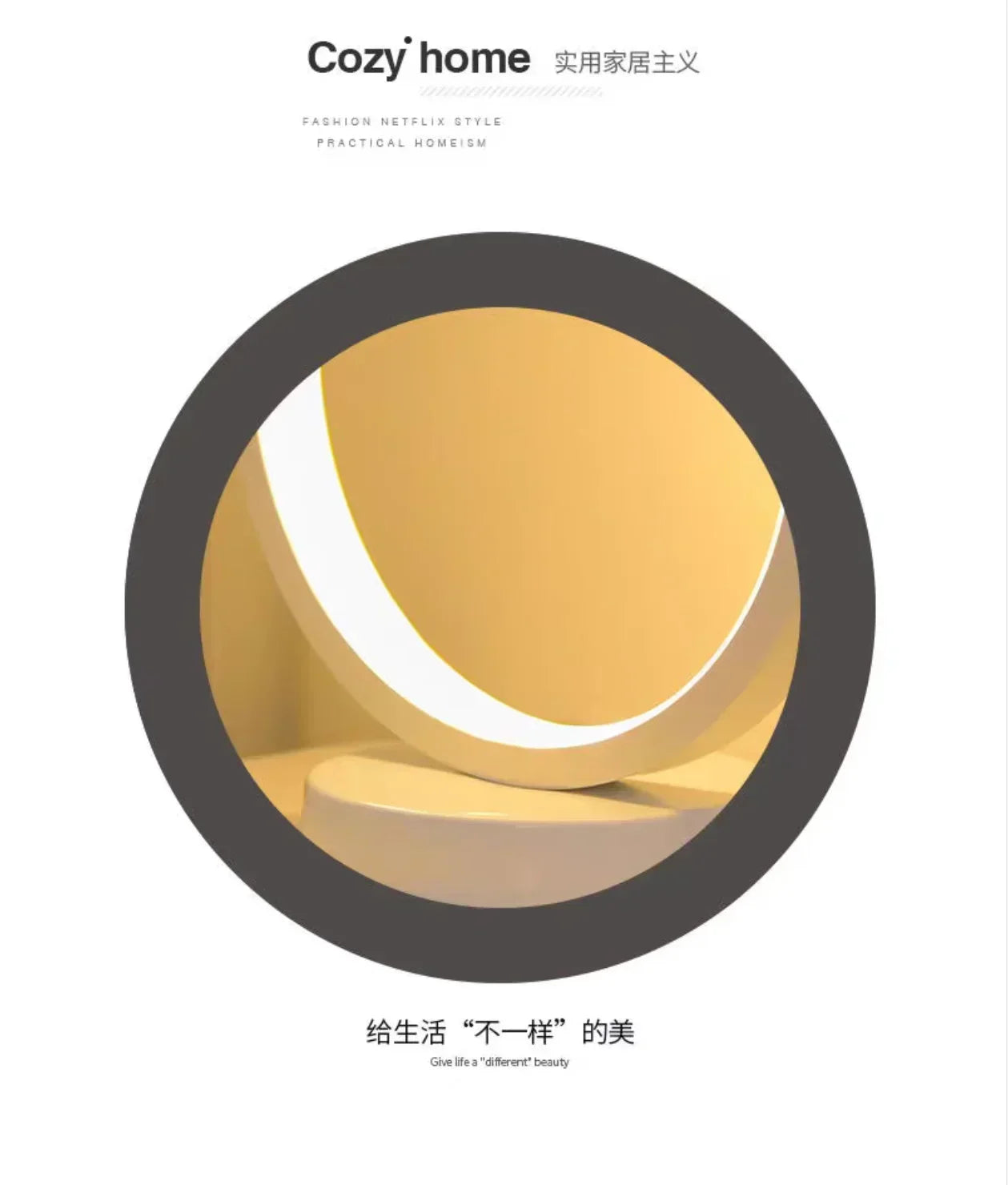 Contemporary LED Ring Desk Lamp For Energy Efficient Lighting
