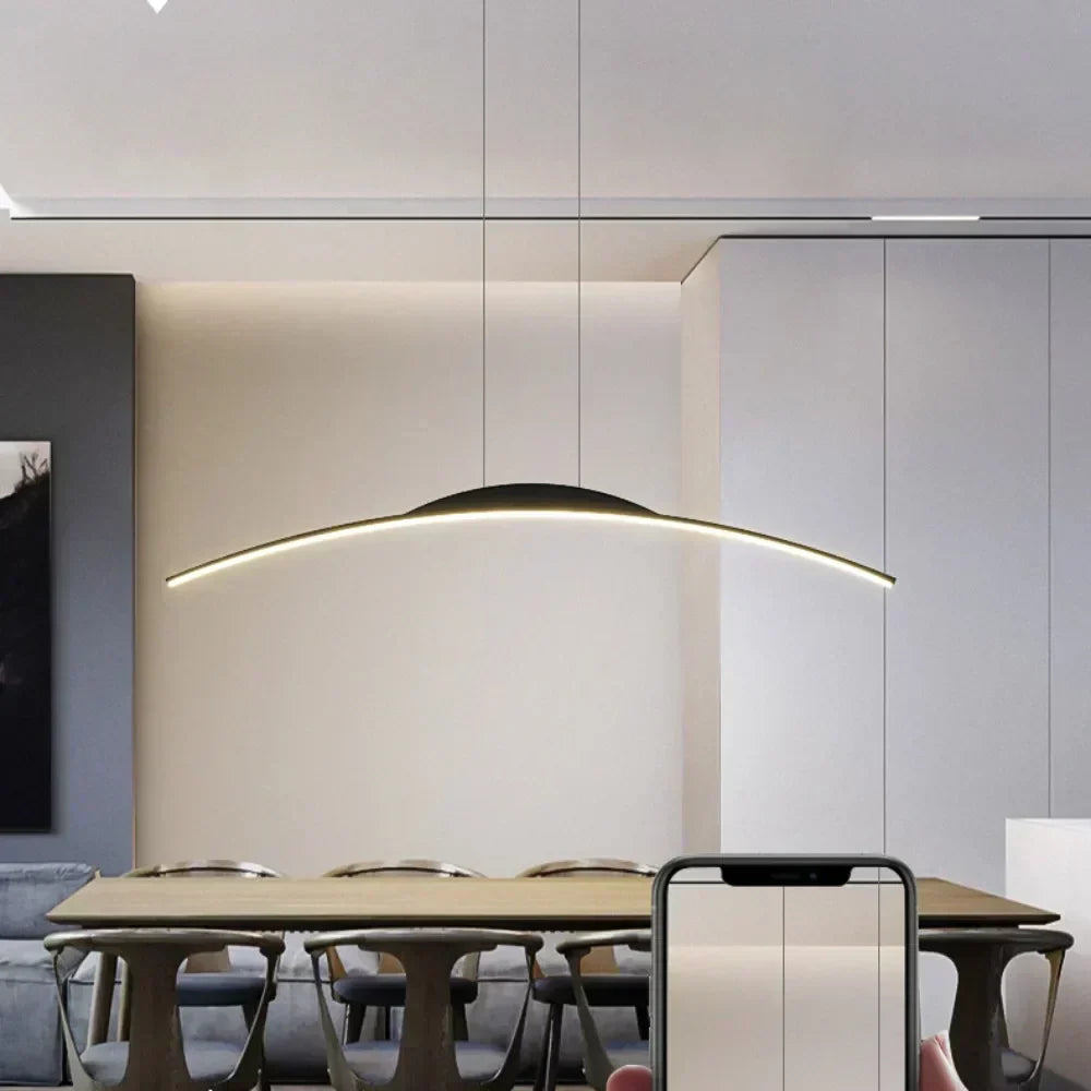 NovaLux elegante LED Pendelleuchte für Ess- und Wohnbereiche