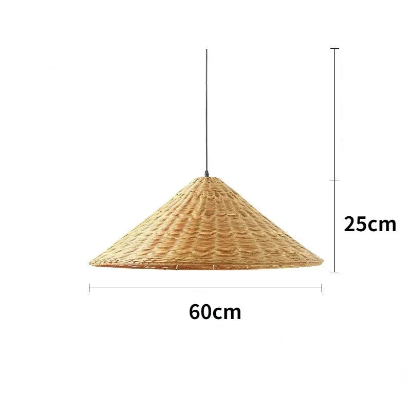 EverBamboo LED Hanging Pendant Light For Scandinavian Ceiling Decor