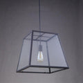 AeroLoft Glass Pendant Fixtures With Rust-Proof Iron Frame