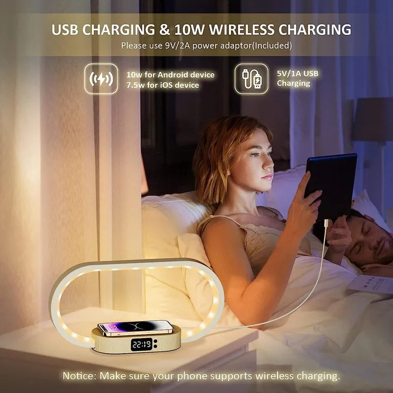 ChargeEasy Pro ワイヤレス充電ステーション — 内蔵ライト