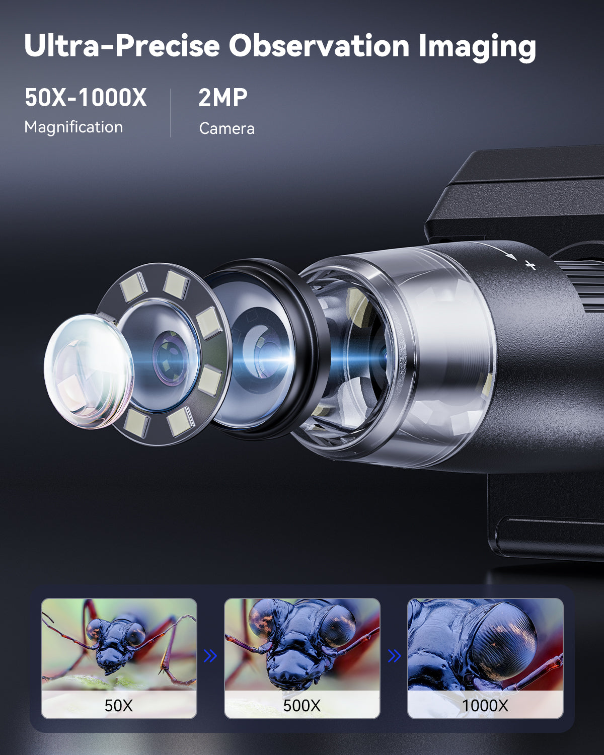 4.3 Inch Digital Soldering Microscope For Electronics Repair | Filindra