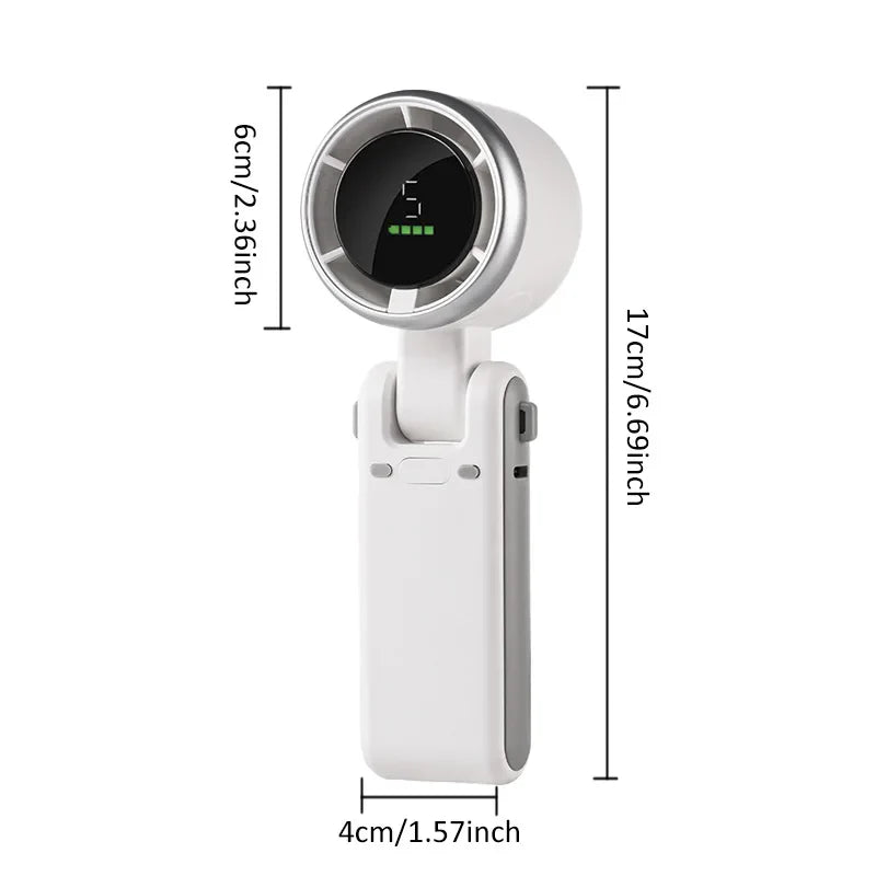 AeroVanta WindPulse Cooling Device — 6-Blade Brushless Motor, 13,550 RPM