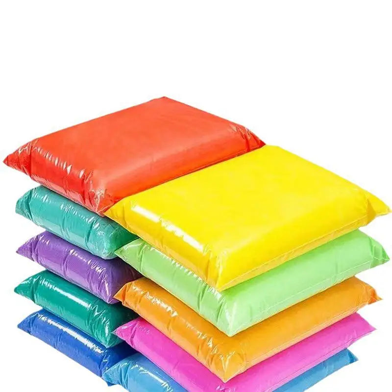 Kids Air Dry Clay Kit — Soft, Easy-Blend Colors, Hand Tools, 12 24 36 Count