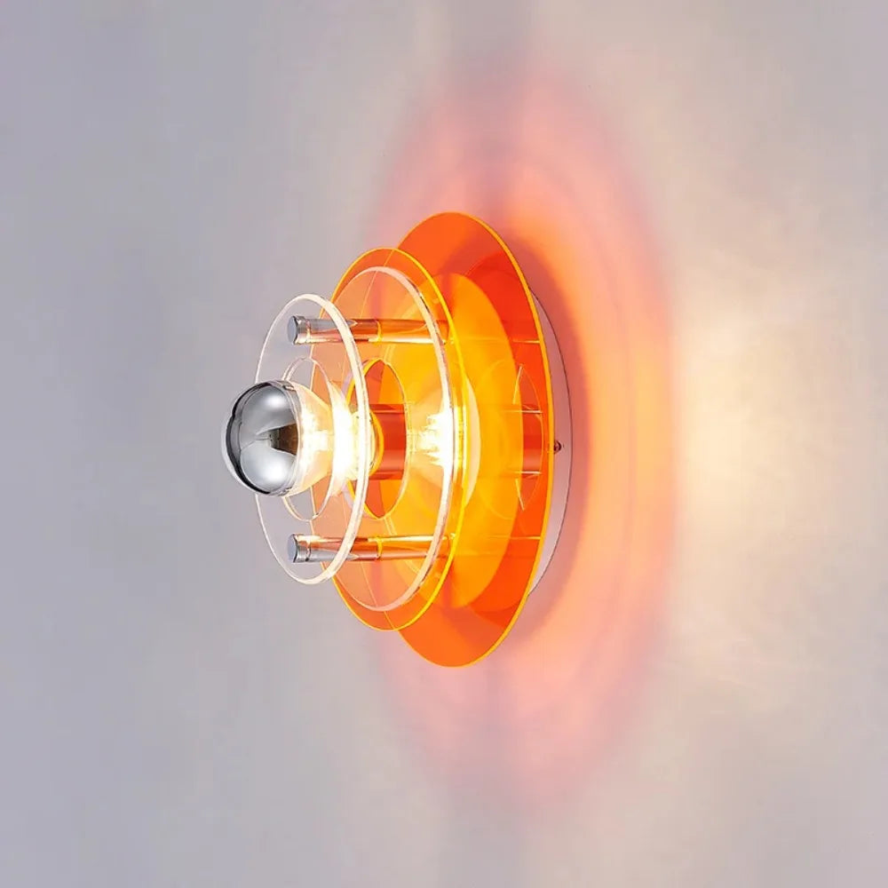 Asterra Multicolor Wall Sconce In Vintage Bauhaus LED Lighting