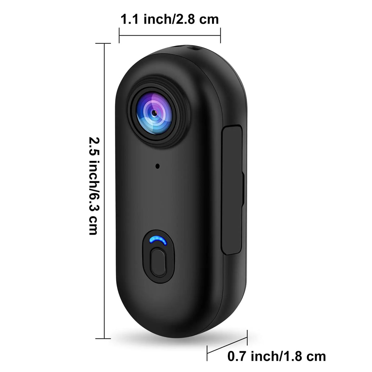 VisusCam Mini 4K POV Camera — Hands-Free First-Person Capture