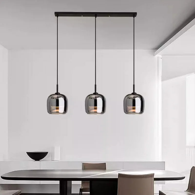 Nordisk LED-pendellampe i glas — moderne luksusbelysning