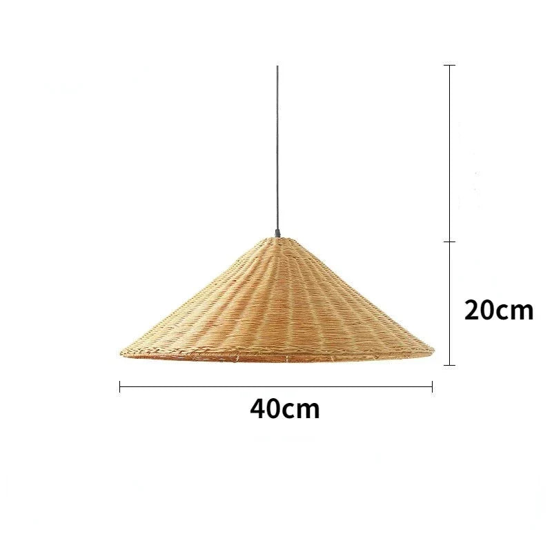 EverBamboo LED Hanging Pendant Light For Scandinavian Ceiling Decor